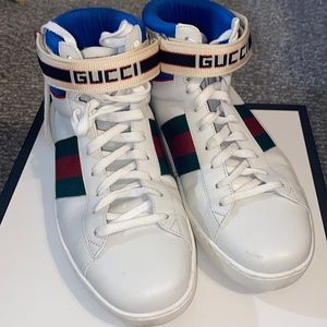 Gucci Stripe Ace High Top